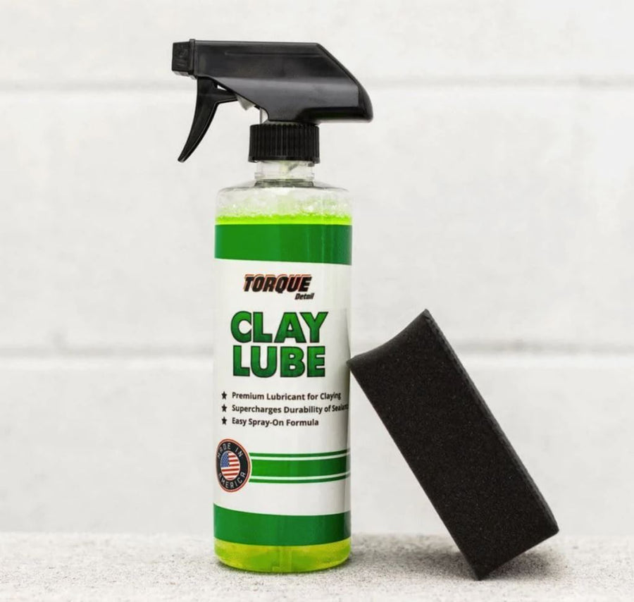 Car Detailer Kit Clay Bar Lube High Gloss Spray Wax Quick Cleaning Lubricant
