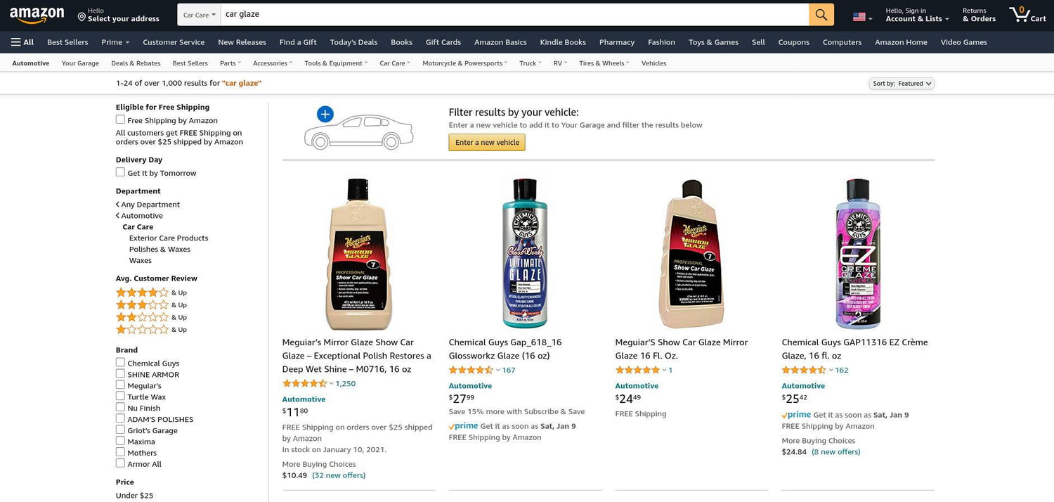 Car Glaze: A Product of the Past. Here's What You Can Use Instead...