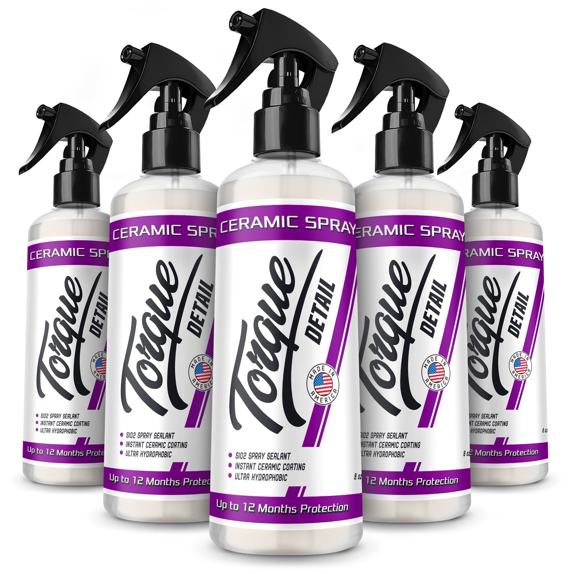 Restoring Ceramic Car Wash Soap - (16oz), 3 Bottles | Adds Hydrophobic Protection | Maintains Ceramic Coatings, Waxes or Sealants | Torque Detail