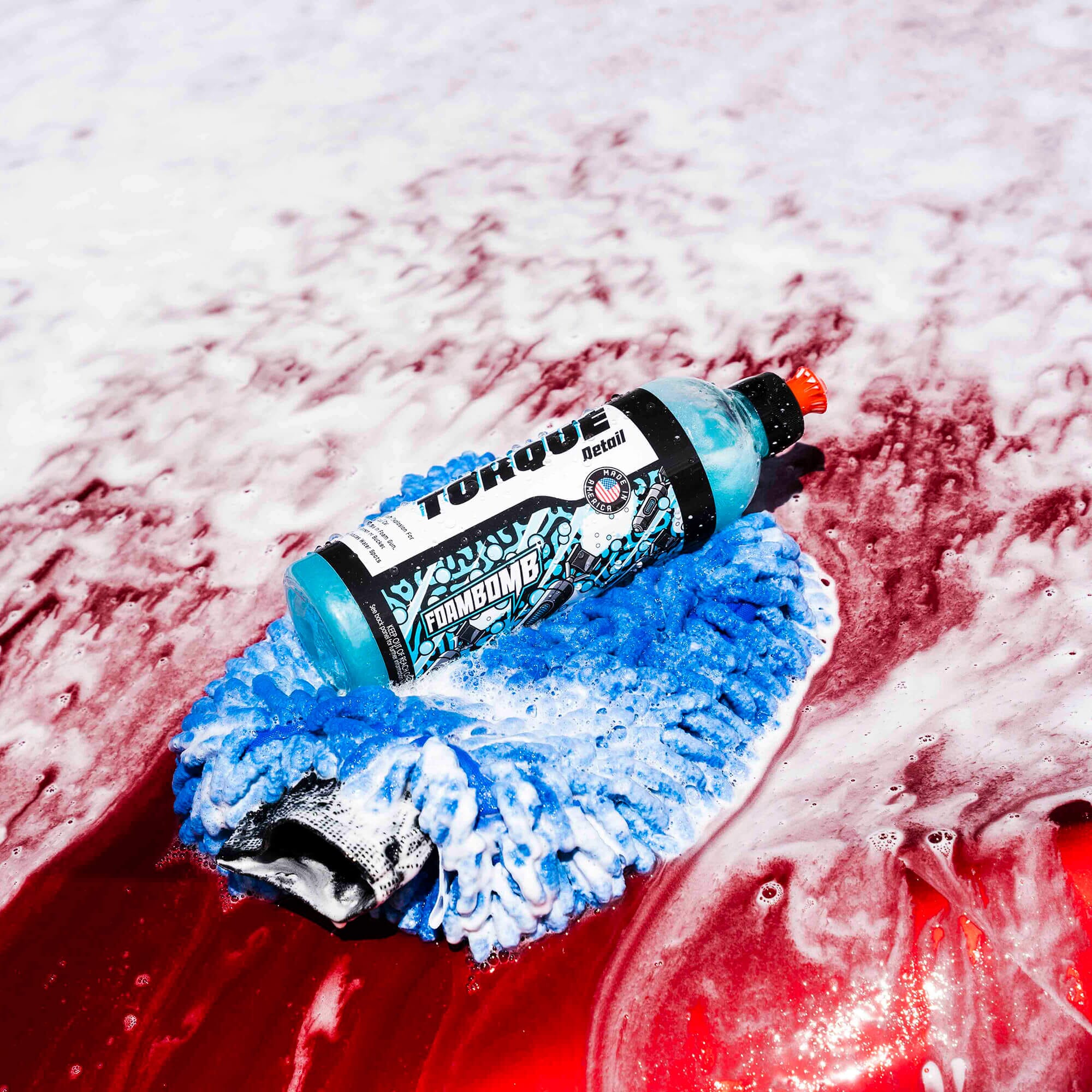 Foam Bomb (16oz Bottle) - Foaming pH Balanced Car Wash Shampoo Torque Detail