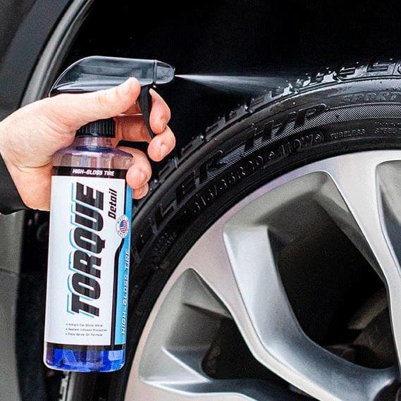 High-Gloss Tire Shine Spray (16oz) - Shines + Protects Tires Torque Detail