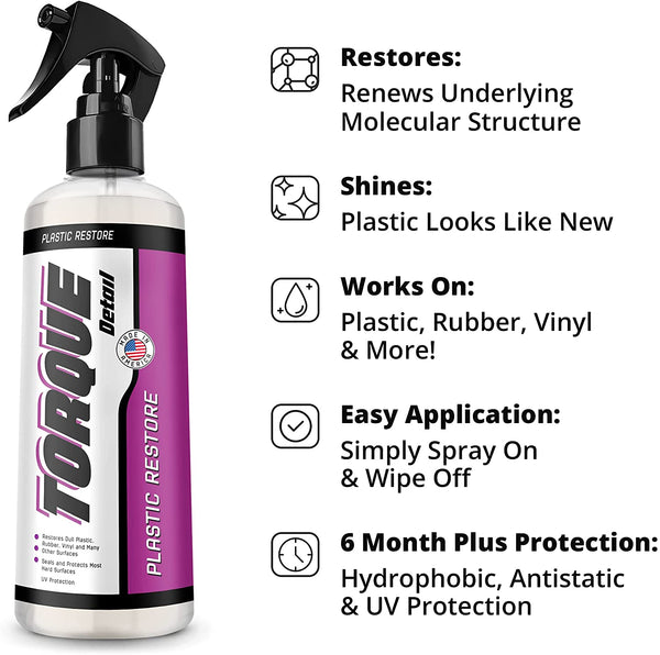 Best Plastic & Trim Restorer Spray for Cars - Torque Detail