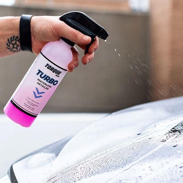 Turbo Waterless Detailer™ (16 oz) - Anti-Static Waterless Car Wash & Quick Detailer Torque Detail